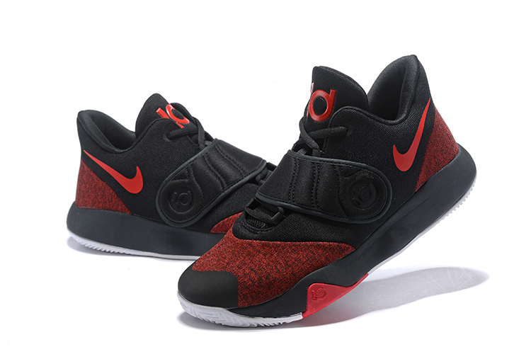 2018 Men Nike KD Trey 6 Black Red Shoes